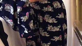 Sexy Bedtime Pajama Try-on - Getting Cozy Before Sleep
