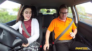 Ryan Ryder's secret surprise: driving like a pro with a wild cowgirl & spoon action!