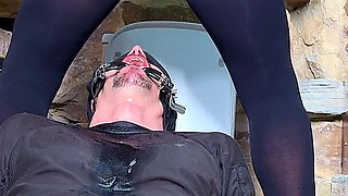 Pissing Down My Slave’s Throat - Open Wide for Mistress
