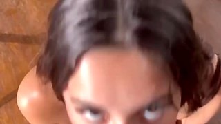 Skinny Latina decides to see if the guy is actually as good