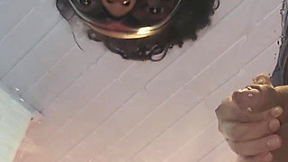 My Human Urinal Swallowing Urine on the Table and Sniffing Cum