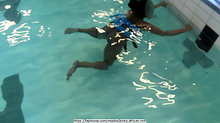 I'm Learning to Swim in the Local Nudist Clubs's Swimming Pool, Lesson 01