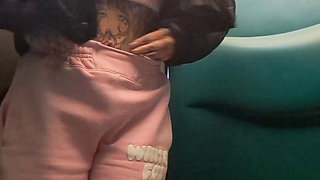 Peeing in a Portaloo at Festival