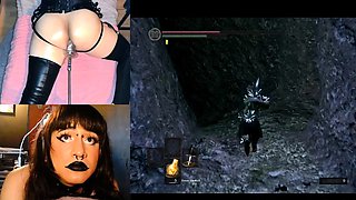 Watch brunette mistress toying her ass in fetish solo