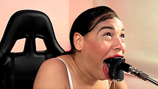 Deep Throat in a Hard Marathon "happy Ending Semen on My Pretty Face"