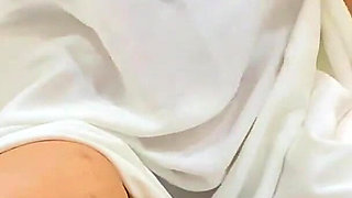 Busty Blonde MILF Masturbates Until She Cums in a Hotel