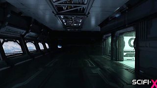 Sci-Fi Compilation of Zero-G Deepthroat and Anal on an Orbital Station