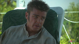 Seeing his gorgeous neighbor sunbathing topless made him want to eat her juicy pussy