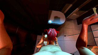 Akiko - Unexpected Shower - Part 2 - 3rd Person View