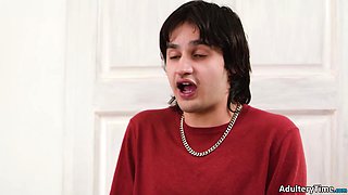 Elias Cash Fucks his Stepmom Aderes Quin In Her Ass For Her Birthday
