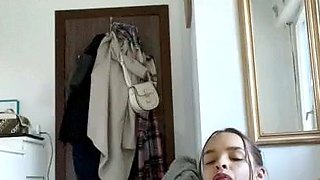 Hari De Lopo fucks and rides the dildo for daddy