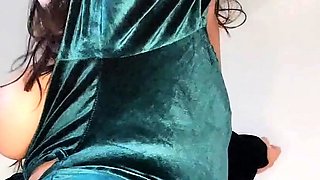 Amateur voyeur webcam BBW sucks cock for facial