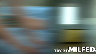 After seeing her stepdaughter masturbate, Haley Reed relaxes by getting her stepson hard.