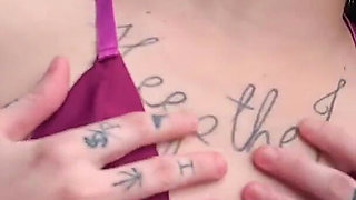 3 Girlfriends Masturbating in the Pool