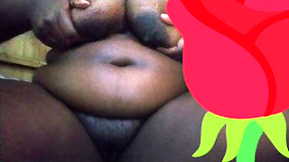 Rubbing my big African pussy,