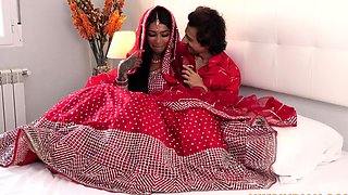 Real Indian Desi Teen Bride fucked in the Ass and Pussy on
