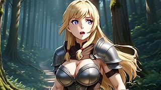 Enemy Sorceress and Futa Soldier Forbidden Hentai Fuck