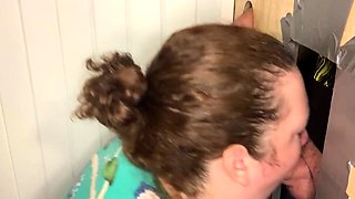 Glory Hole Blowjobs and Brunettes