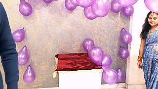 New year celebration with rosser fero chocolate cake