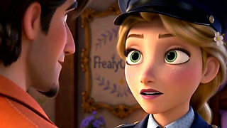 Rapunzel getting fucked by Flynn Rider - Animated Porn 4K