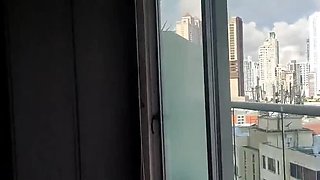 Stuck in washing machine stepson helps then takes advantage of my huge ass amateur Latina