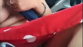 Hajibi Woman Finger Firm On Her Boyfriends Van In Highway