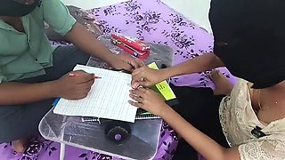 Bangladeshi Aunty Fucks Student in Wild Foursome