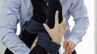 Wet Pussy Lika Star Tied up and Satisfied by Her Lover