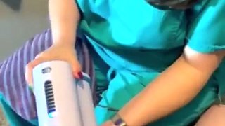 Sperm bank nurse in New York uses a matching to collect my cum