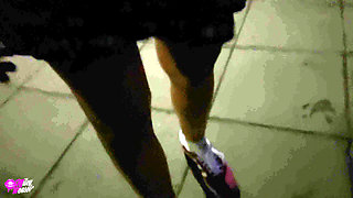 Blonde Slut Hooked up on the Party Mile and Fucked