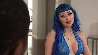 Jewelz Blu is eaten out and banged by a black stud