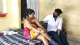 Desi Chubby Girls in Colorful Saree Wrap - Busty Amateur Bedroom Fun