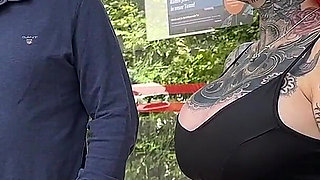 Dragged Away by a Stranger at the Bus Stop and Fucked Hard!