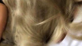 Italian amateur blonde pov