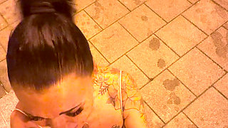 Random Blowjob at Train Station