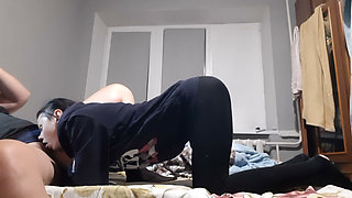 I Quickly Cum in Her Mouth, but She Doesn’t Stop Licking My Pussy