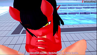 Meru the Succubus Bikini Hot Sex