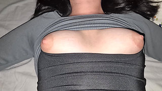 18 year old club girl did not expect to have an orgasm this night.
