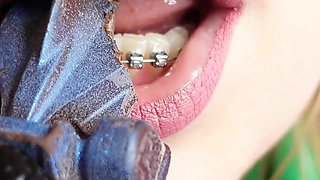 Mukbang Video: Eating Car (mouth Tour Devour Fetish Chewing)