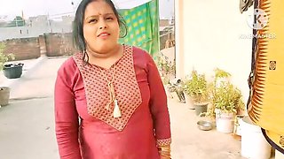 Desi Bhabhi Neighbor Fucked Hardcore Doggy Style by Big Cock Step Son - Cumshot on Tight Pussy