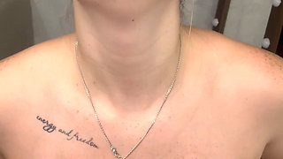 Playing and Oiling My Tits