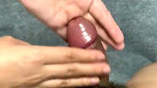 Vietnamese Girl Handjob Massage Makes Him Cum Close Up