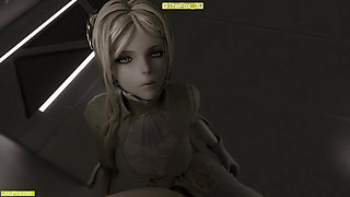 Nier automata - Commander White The Movie WM Ver Cut (No sound) By LazyProcrast Animation 3D Hentai