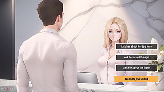 Animation MILF Gives the Newcomer Guy a Gentle, Passionate Hotel Welcome