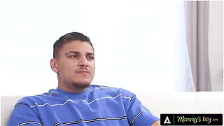 Stepmommys Boy - Alexis Malone Turns Into Hardcore Milf Session Ending In Cum On Tits