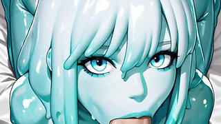 Hentai anime - Big ass woman sits in my meadow to pump my milk