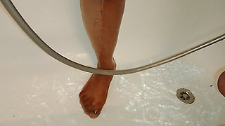 Masturbating in the Shower