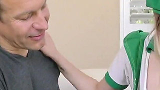 Petite Blonde Coco Lovelock Earns Creampie Inside Her Sweet Pussy