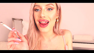 Smoking on Your Cock Cigarette.