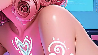 Lustrender: Curly Haired Nude Babe Big Red Nipples Pc Ecstasy - Ai Video